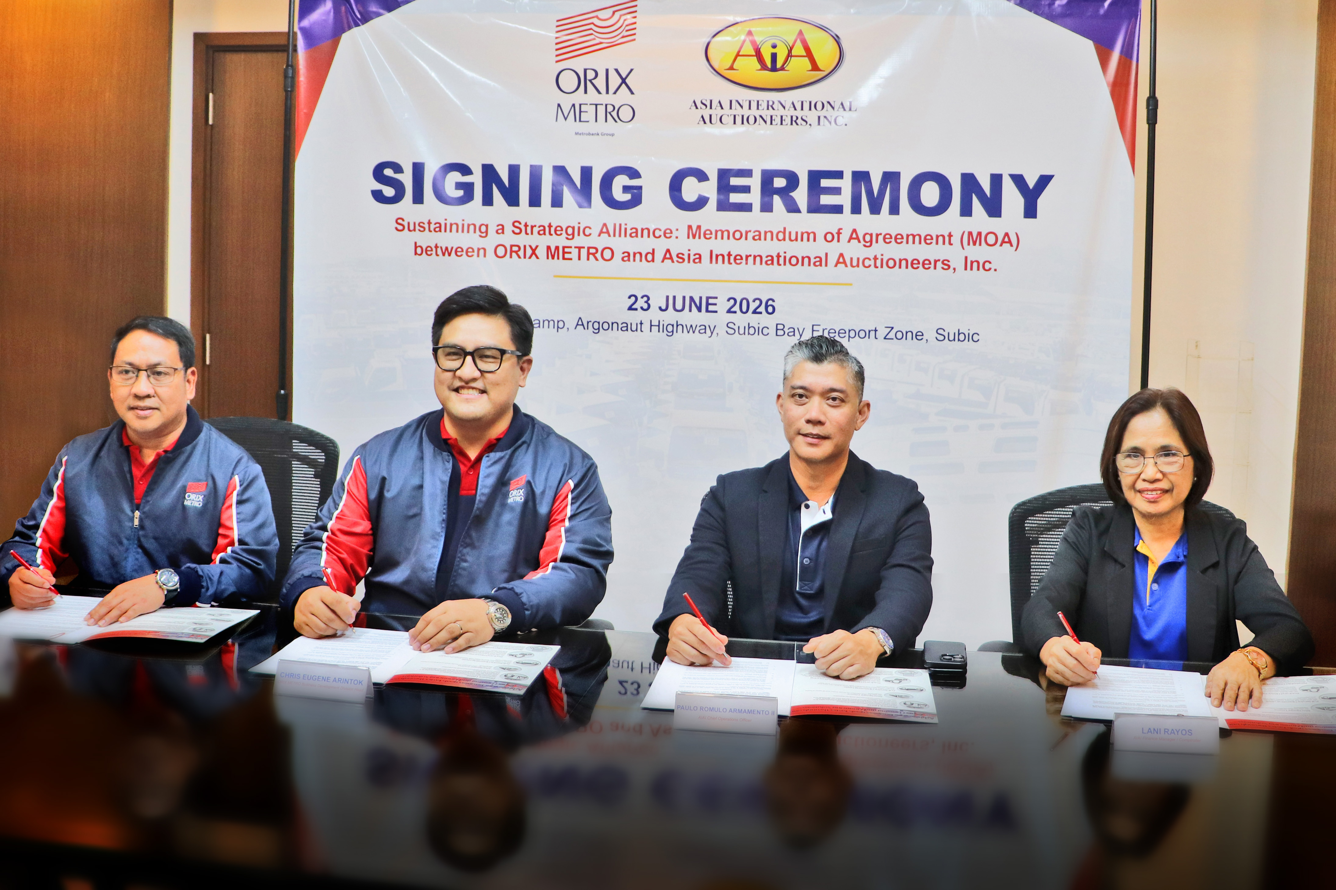 Signing Ceremony